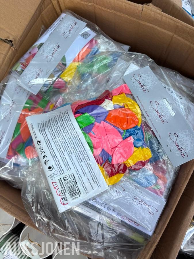 Nytt restlager fra Frankrike – ballong- og festartikler